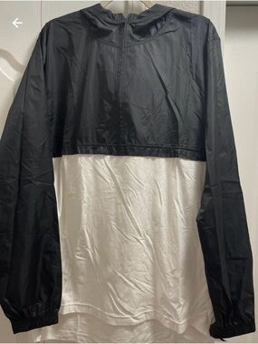 Under Armour Black & White Men's Windbreaker Jacket